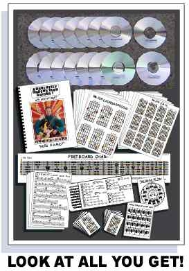 Guitar lessons and instruction.  A complete course.